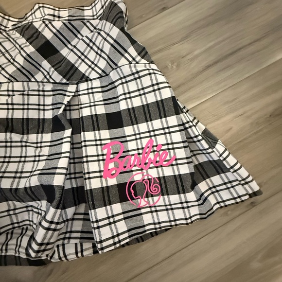 Barbie Plaid Skort with Pink Logo - Picture 2 of 6